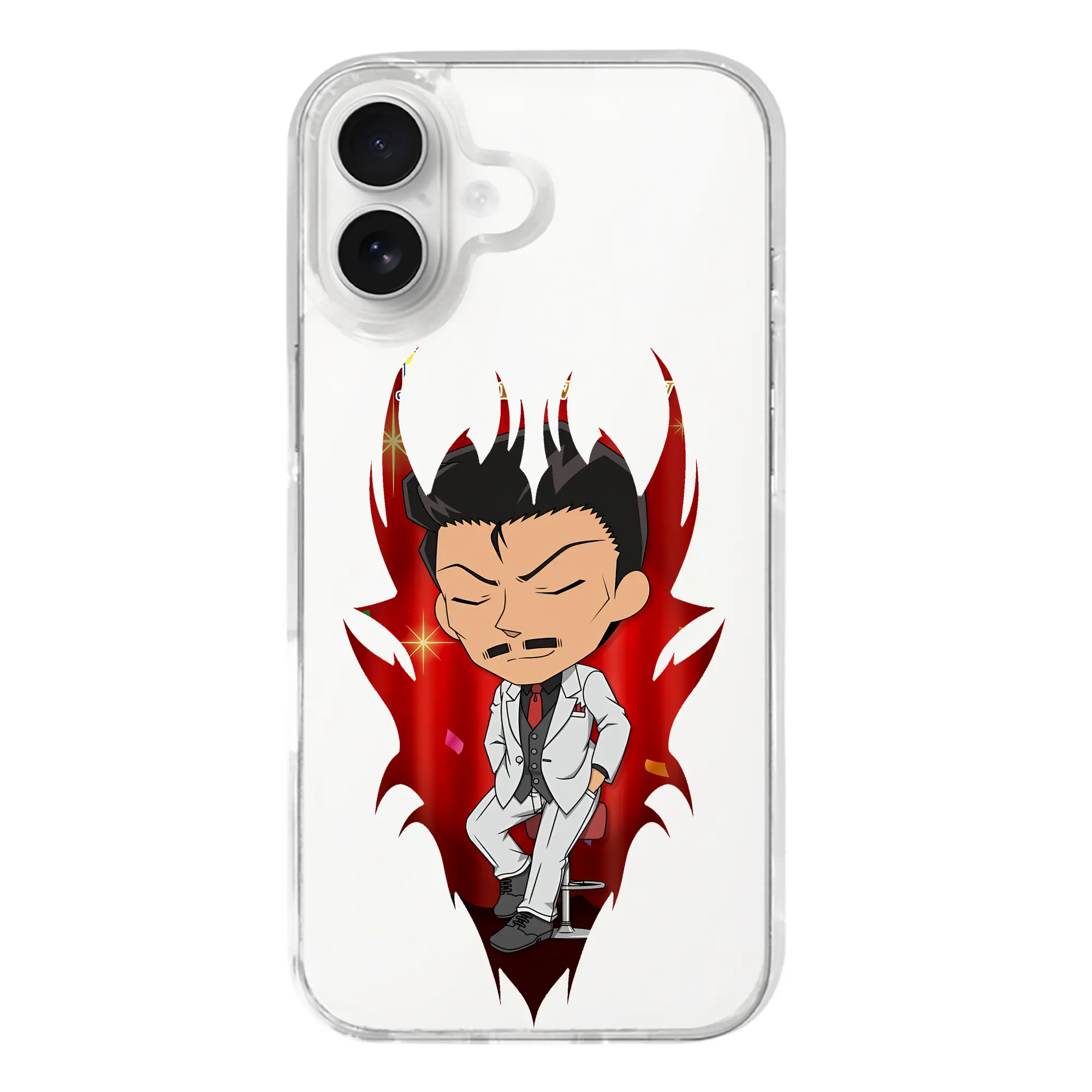 名探偵コナン グッズ 毛利 小五郎 - iPhone 17シリーズ 透明スマホケース – 薄型・耐衝撃・精密フィット保護カバー